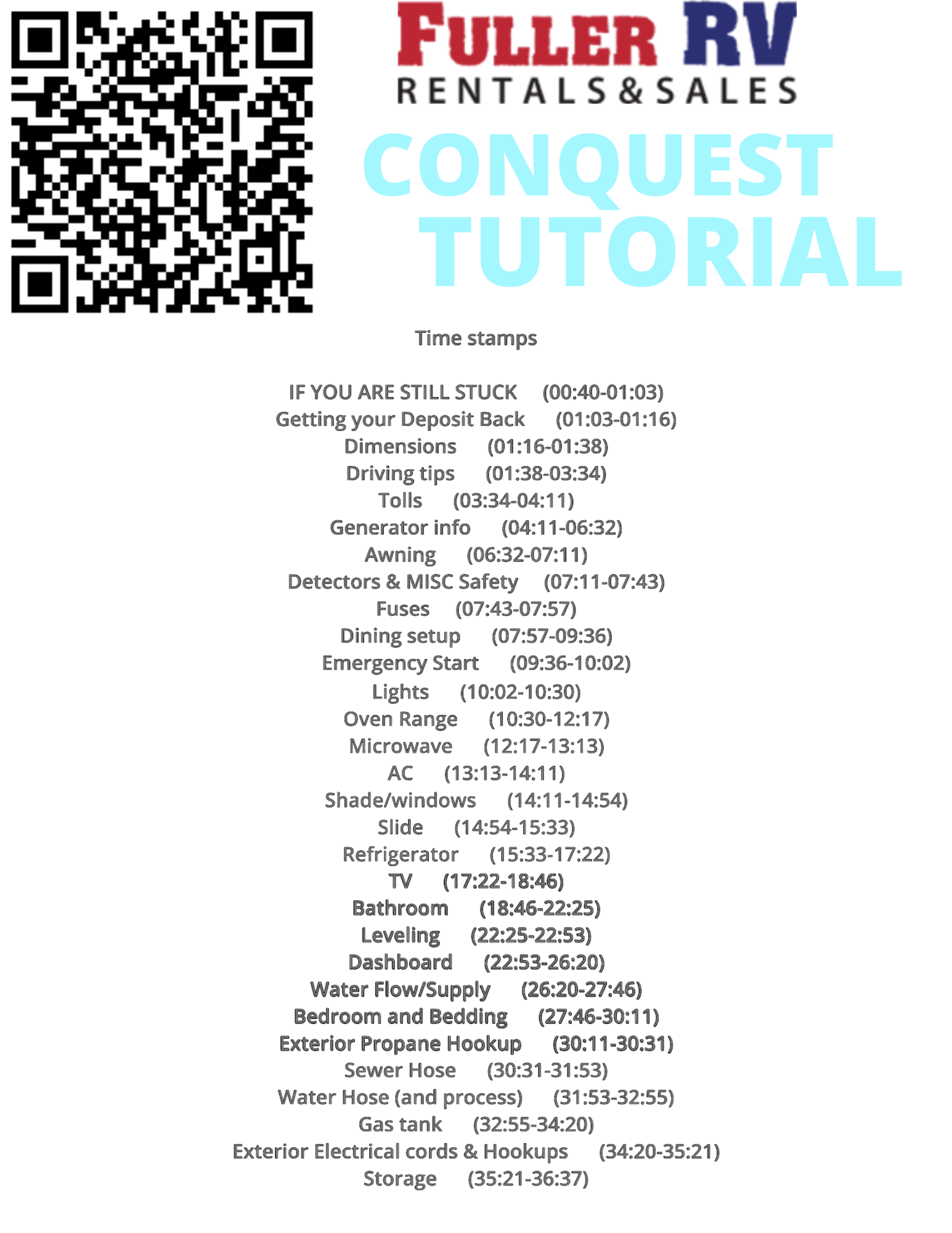 Conquest Timestamps